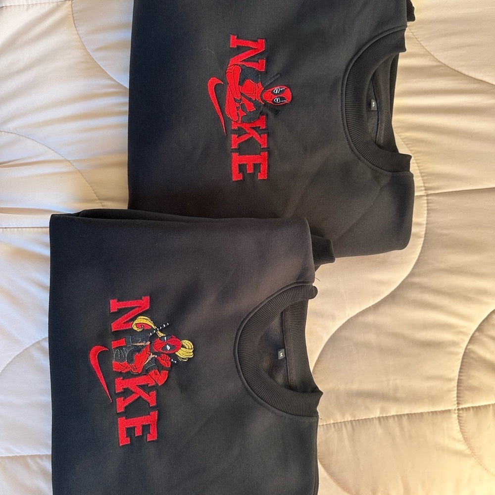 Couples NikeXDeadpool Matching Sweaters